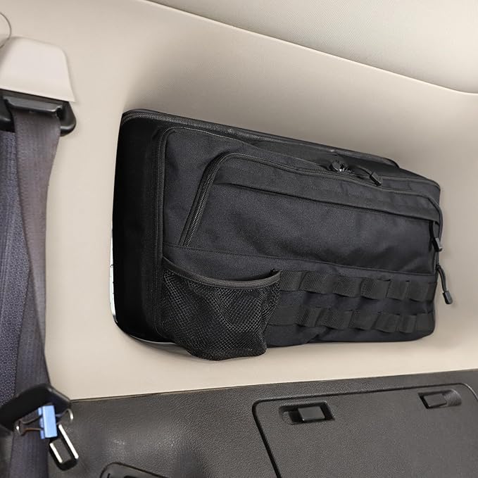 PIUGILH Car Trunk Right Window Storage Bag Fit for Hummer H3 2005-2009 Accessories, Car Trunk Storage Box Organizer Interior Accessories (Right Side)