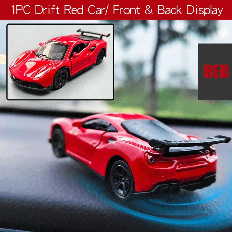 Drifting Car Model dashboard Swing Moving cool sports racing ornaments dash interior accessories decor items fun decorations men