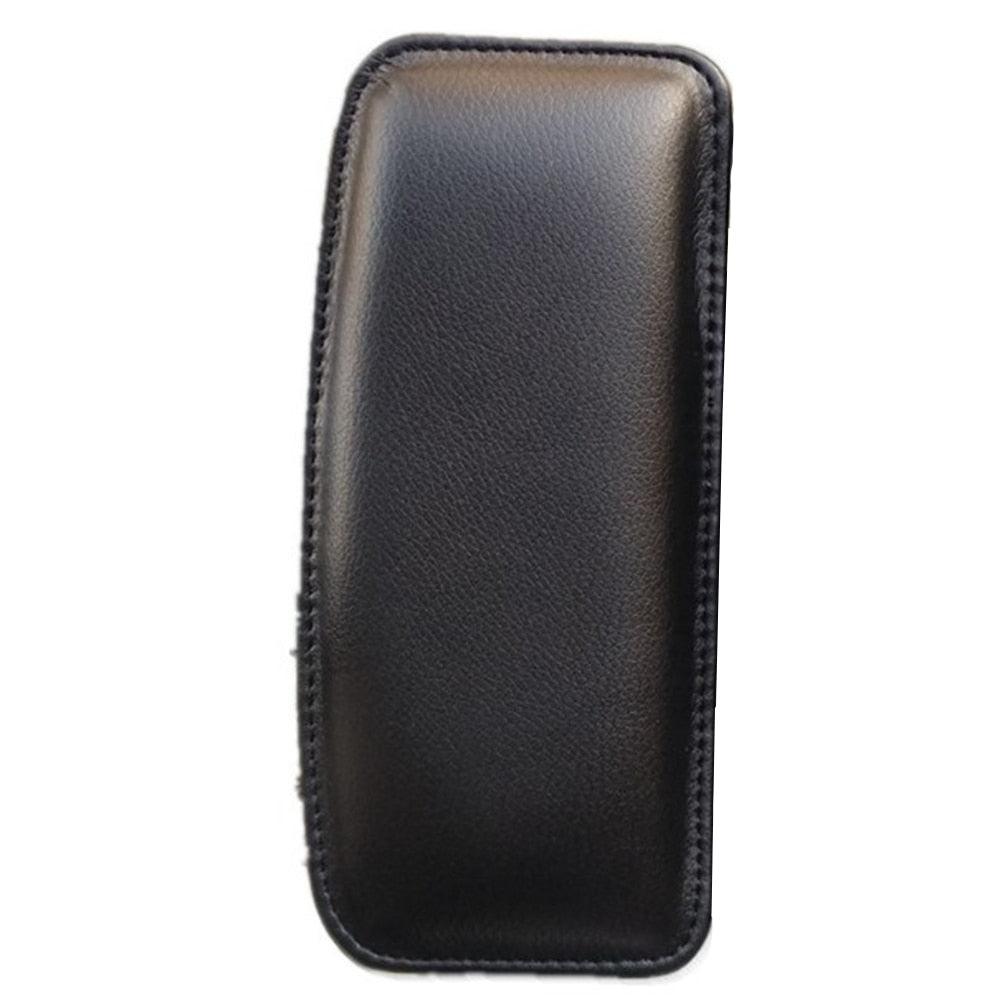Leather Knee Pad for Car Interior Pillow Comfortable Leather Auto Center Console Knee Cushion Soft Pad Elastic Cushion Memory Foam Thigh Support Comfort Elastic Pillow Car Interior Accessories Universal Thigh Support Accessories 18X8.2cm
